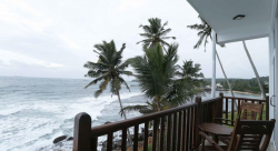 Beach view from the Balcony